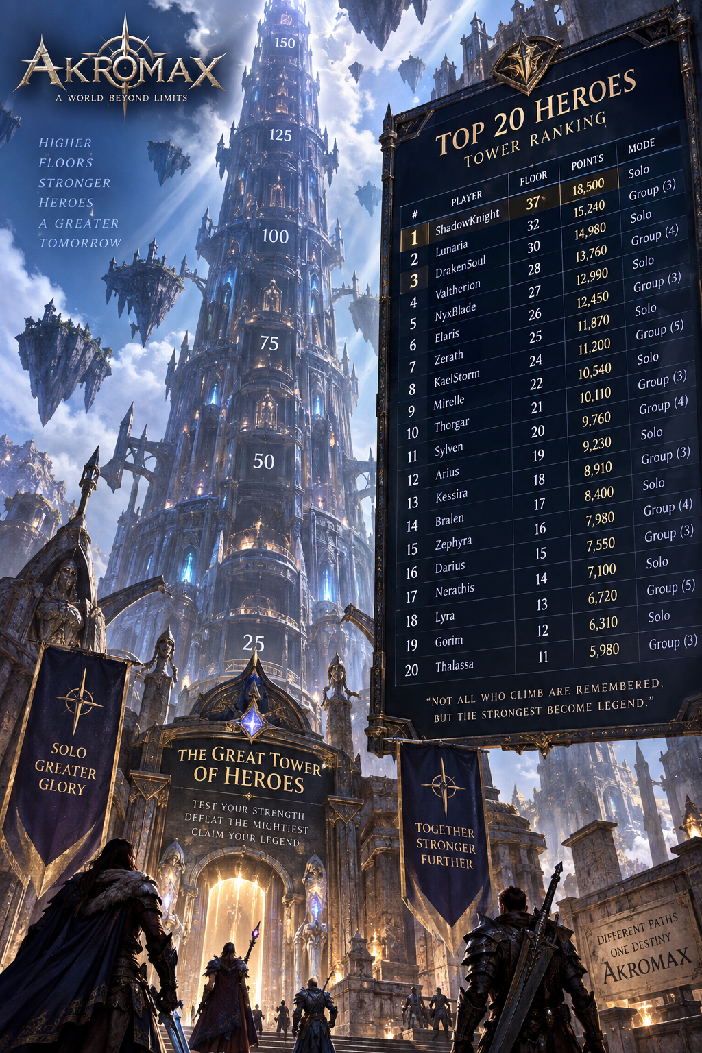 AKROMAX Heroes Tower