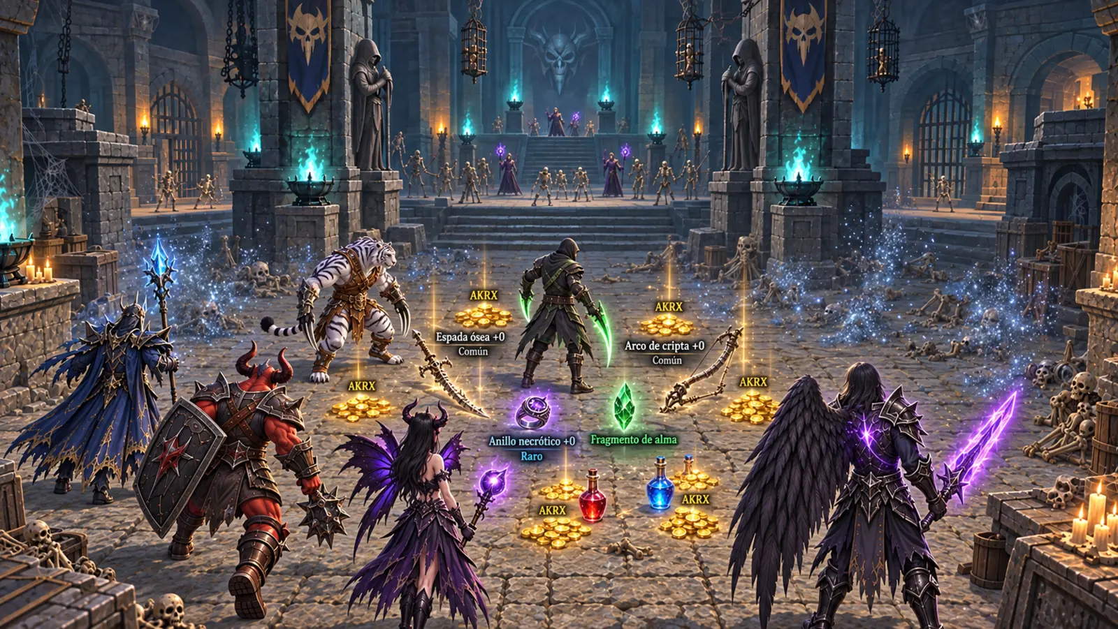 AKROMAX dungeon rewards