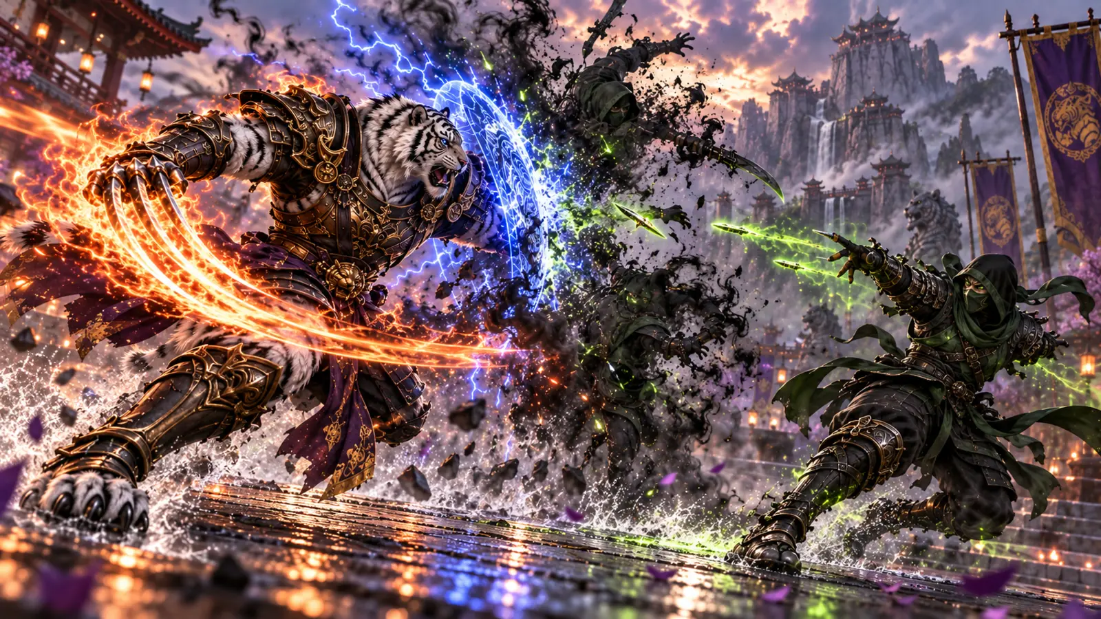 AKROMAX elemental combat