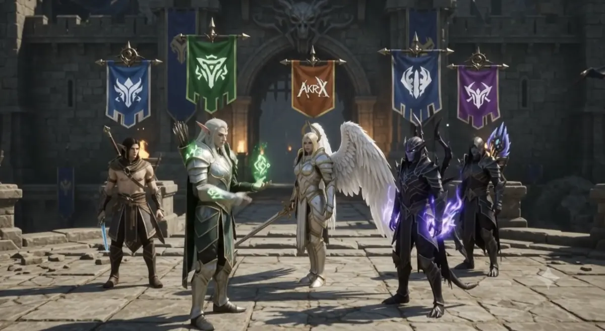 Fantasy faction characters
