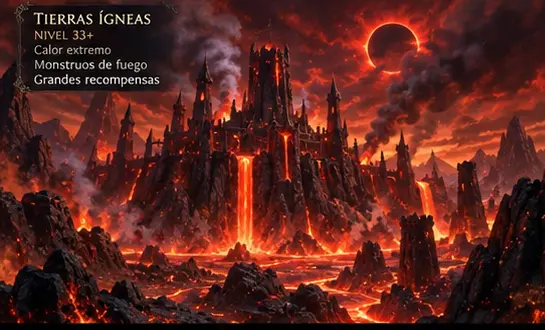 Volcanic fantasy region