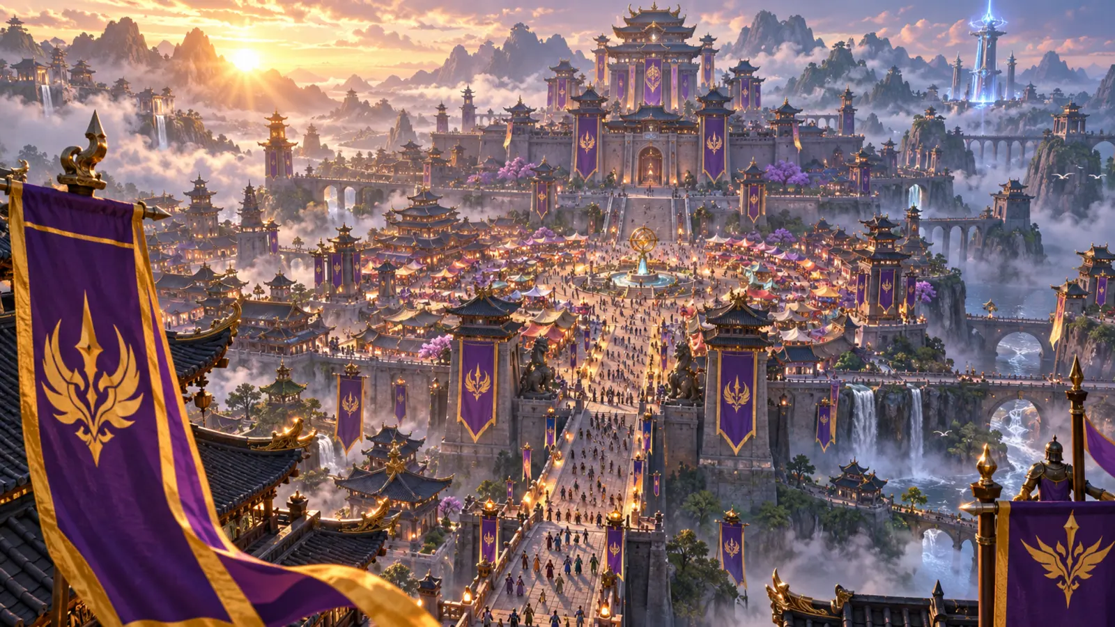 Large fantasy capital city