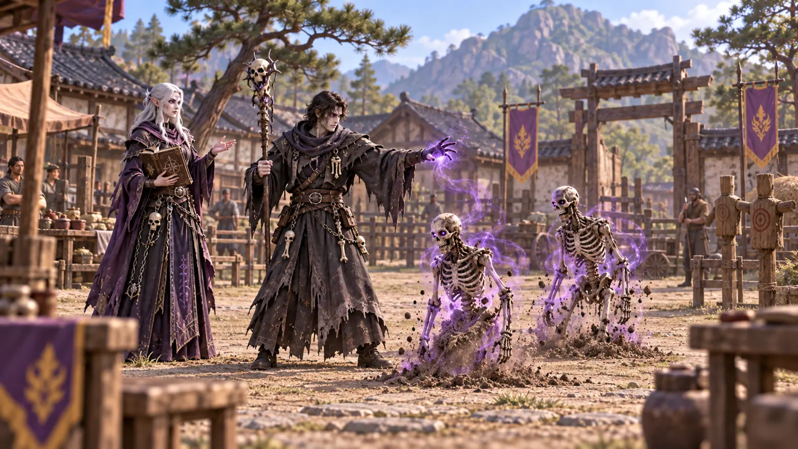 Necromancers and magical companions