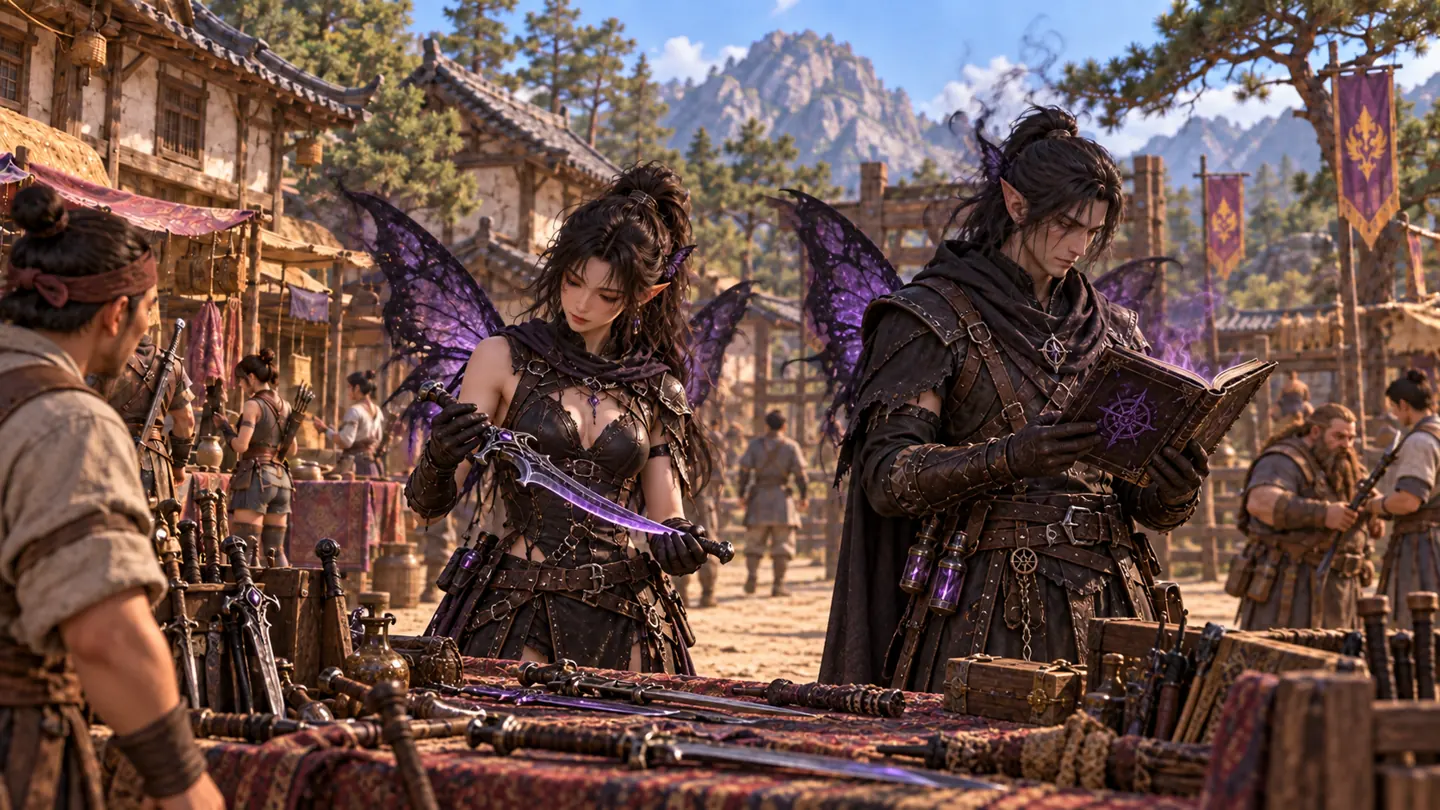 Trade and community — character and world concept