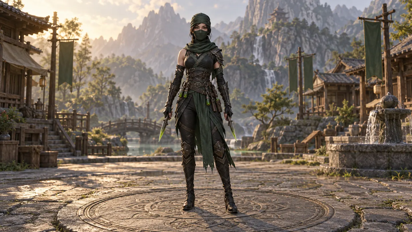 Venom assassin — character and world concept