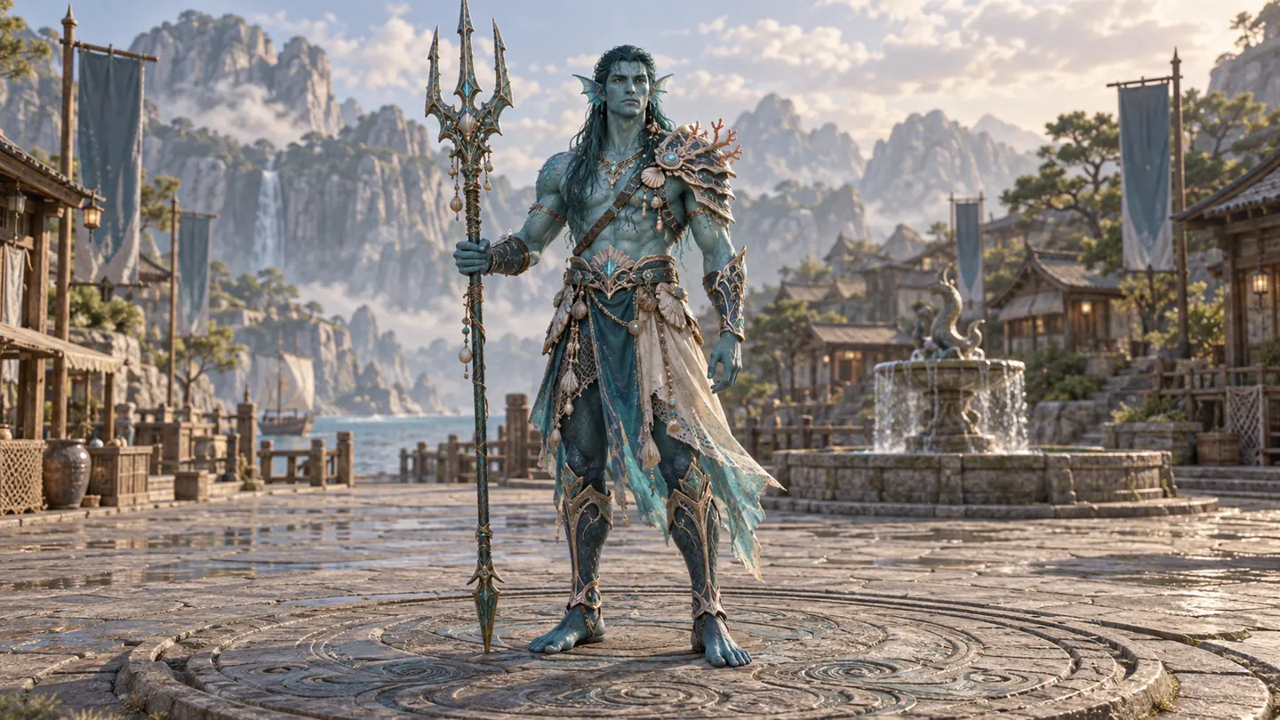 Triton — character and world concept