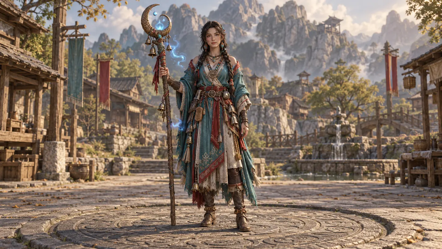 Elemental mage — character and world concept