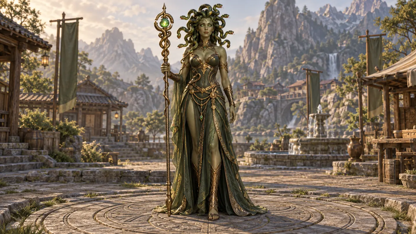 Gorgon — character and world concept