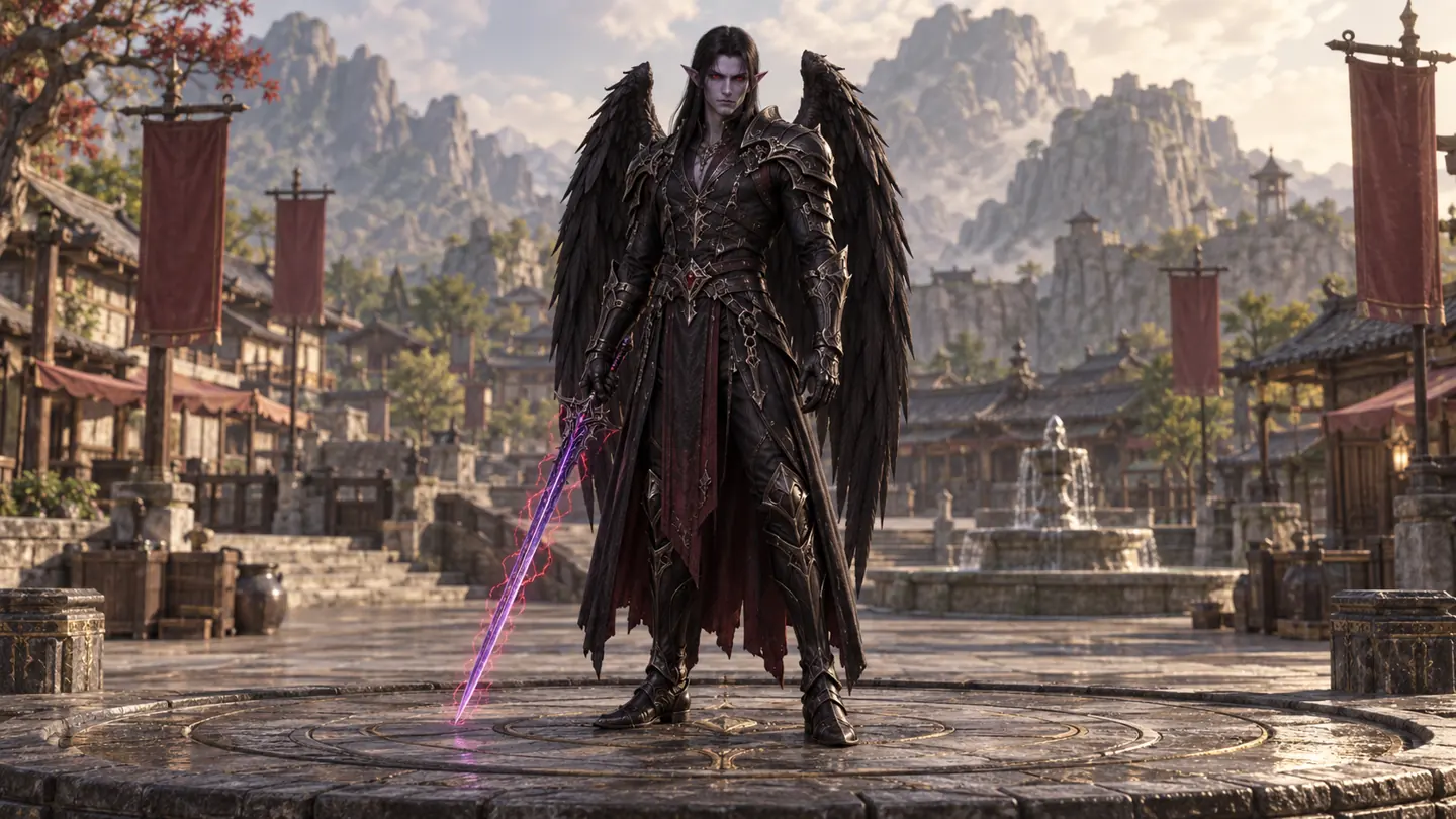 Dark elf vampire — character and world concept