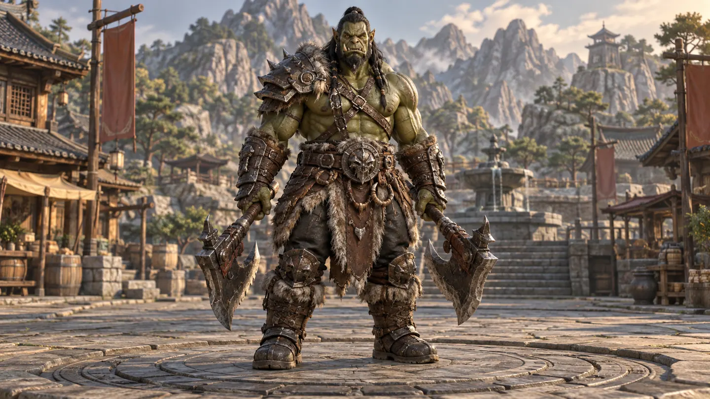 Orc berserker — character and world concept