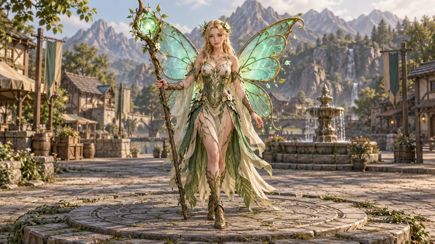 Forest fairy — character and world concept