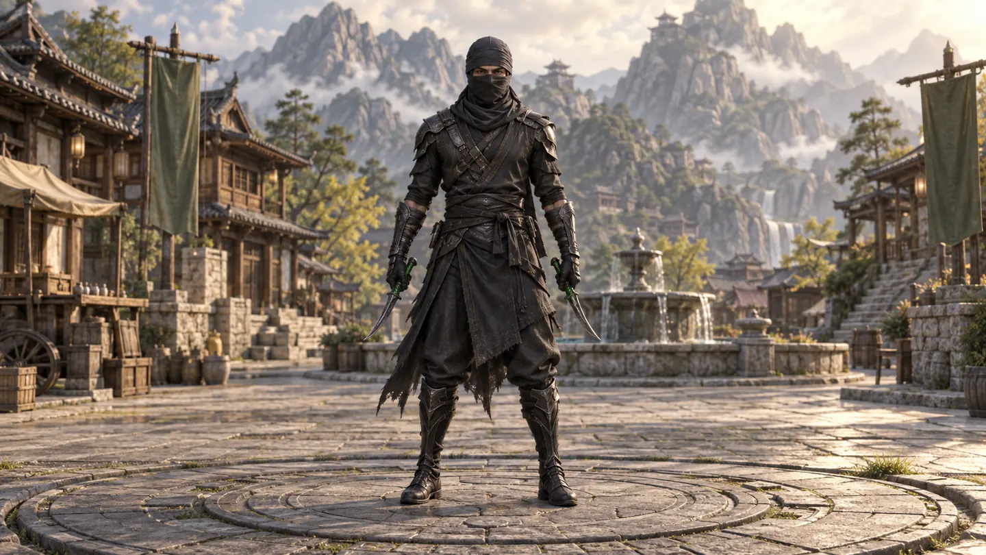 Masked ninja — character and world concept