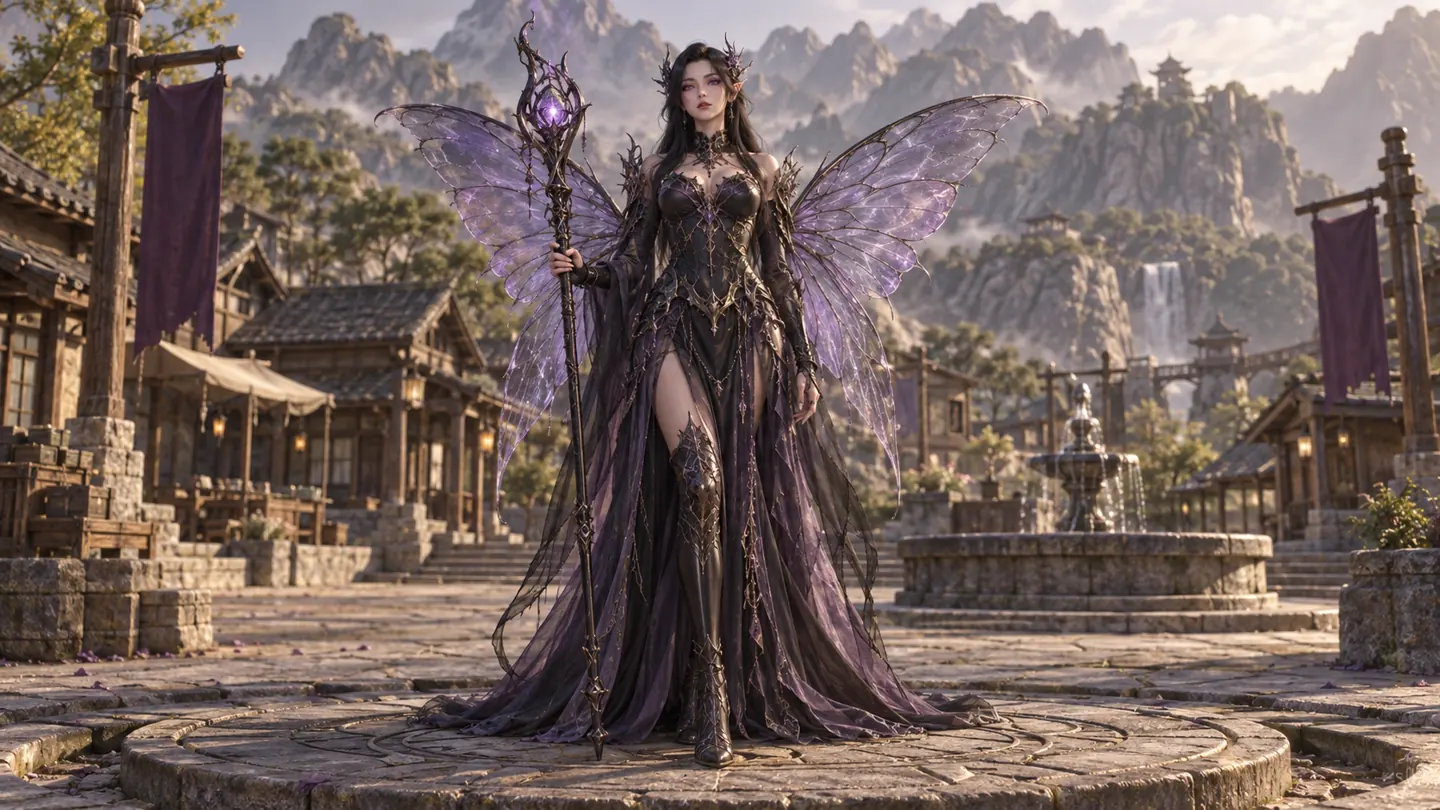 Dark witch fairy — character and world concept