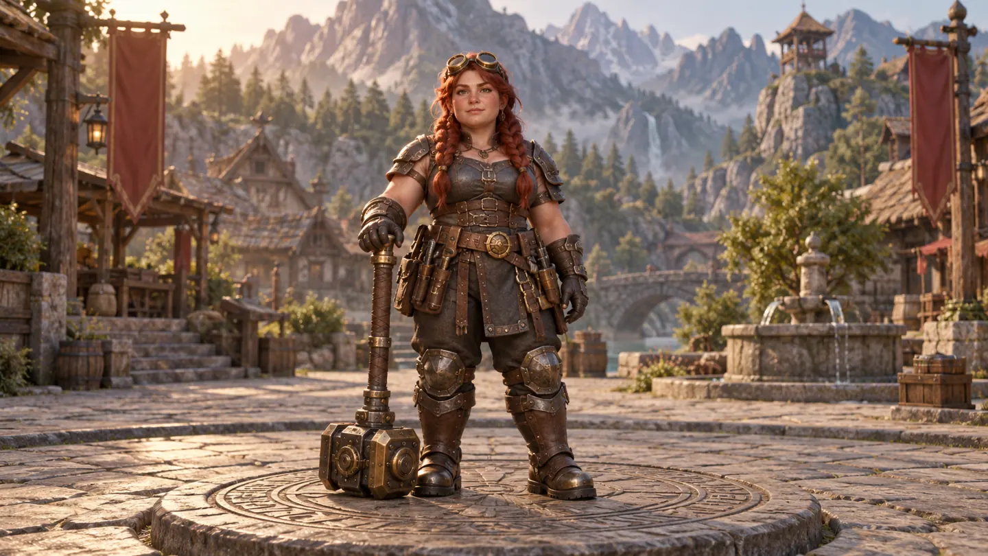 Dwarf warrior — character and world concept