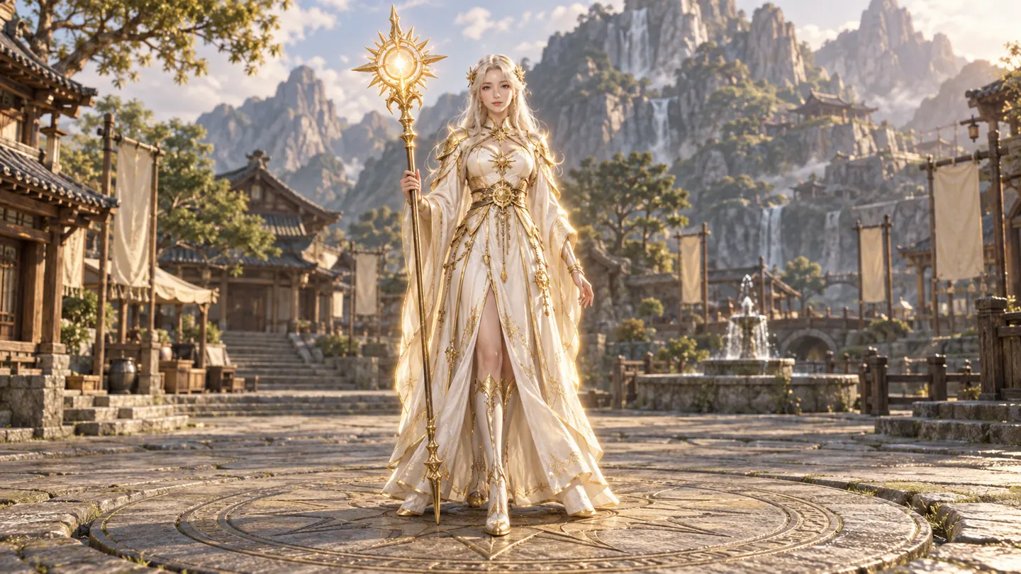 Light mage — character and world concept