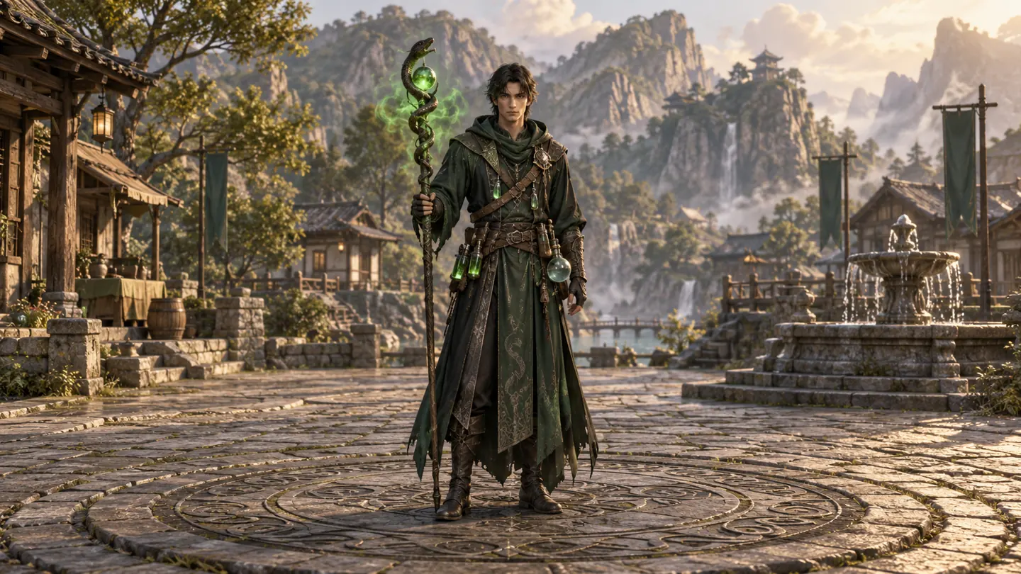 Poison mage — character and world concept