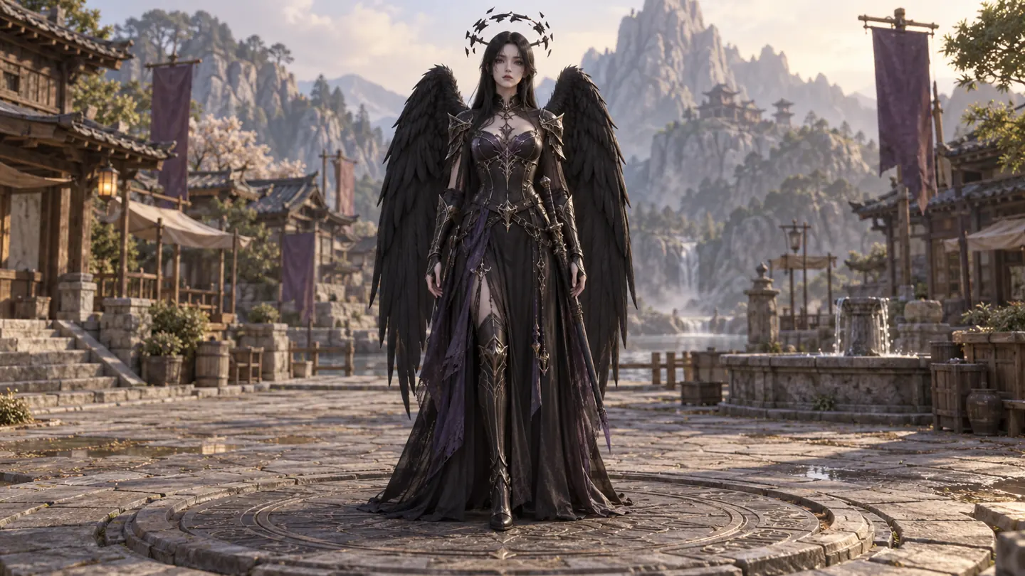 Dark angel — character and world concept